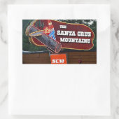 Santa Cruz Mountains Teken Stickers (Tas)