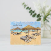 Santa Cruz Palapa's Portugal Briefkaart (Staand voorkant)