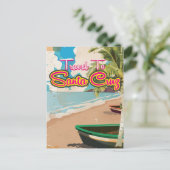 Santa Cruz Poster Briefkaart (Staand voorkant)