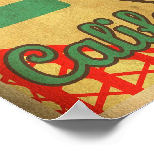 Santa Cruz Retro Poster (Hoek)