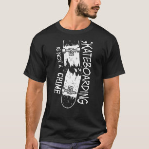 Santa Cruz Retro skateboard is geen misdrijf T-shirt