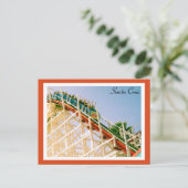 Santa Cruz Roller Onderzetter Briefkaart (Staand voorkant)