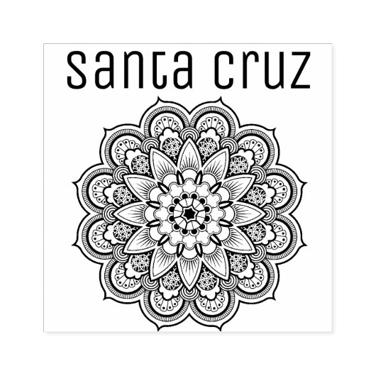 Santa Cruz Rubberstempel (Afrduk)