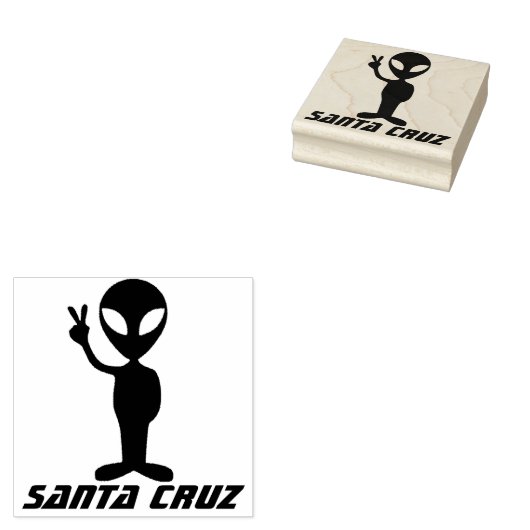 Santa Cruz Rubberstempel (Gestempeld)