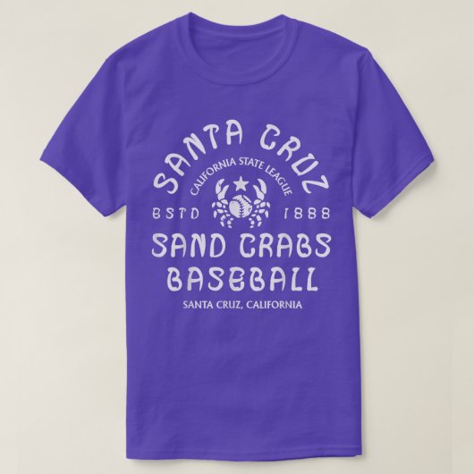Santa Cruz Sand Crabs California T-shirt (Design voorkant)
