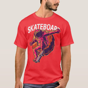 Santa Cruz Skateboard Space Skateboarding Astronau T-shirt