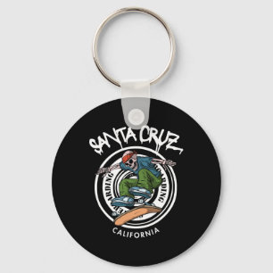 Santa Cruz Skater Laid Back California Skelet Sk Sleutelhanger