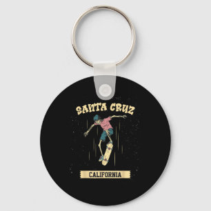 Santa Cruz Skeleton Surfen En Skateboarden Sleutelhanger