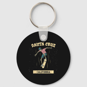 Santa Cruz Skeleton Surfen En Skateboarden Sleutelhanger