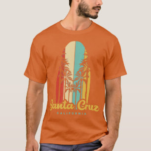 Santa Cruz, stad Californische  retro T-shirt