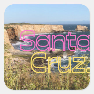 Santa Cruz Sticker van Davenport Ocean Cliffs