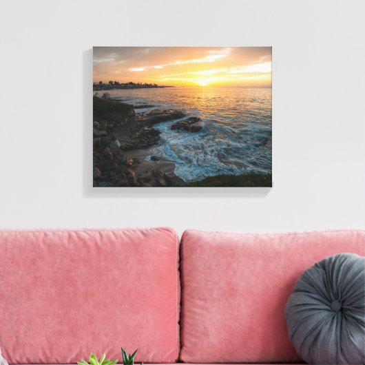 Santa Cruz Sunrise Print (Insitu (Woonkamer))