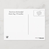 Santa Cruz Sunset Briefkaart (Achterkant)