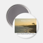 Santa Cruz Sunset California Producten Magneet (Voorkant / Achterkant)