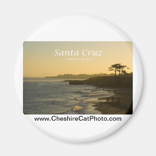 Santa Cruz Sunset California Producten Magneet (Voorkant)