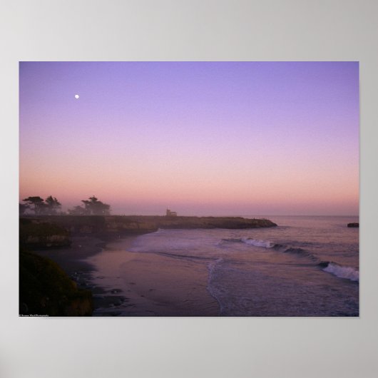 Santa Cruz Sunset Poster (Voorkant)