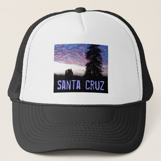 Santa Cruz Sunset Trucker Hat Trucker Pet (Voorkant)