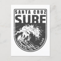 Santa Cruz Surf Club California Emblem