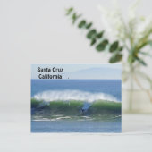 Santa Cruz Surfer Briefkaart (Staand voorkant)