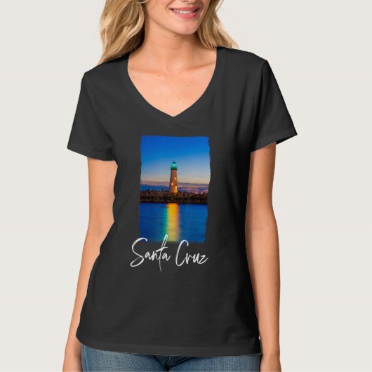 Santa Cruz Tshirt, Santa Cruz Tourist Shirt, Calif T-shirt (Voorkant)