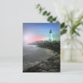 Santa Cruz vuurtoren Briefkaart (Staand voorkant)