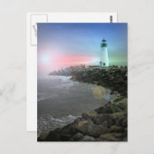 Santa Cruz vuurtoren Briefkaart (Voorkant / Achterkant)