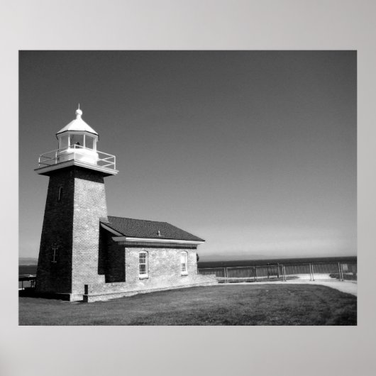 Santa Cruz vuurtoren Poster (Voorkant)