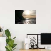 Santa Cruz-zonsondergang Poster (Thuiskantoor)