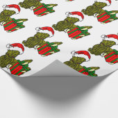 Santa Cthulhu Cadeaupapier (Hoek)