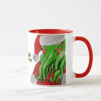 Santa Cthulhu Yuletide Greetings mok