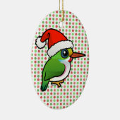 Santa Cuban Tody Keramisch Ornament (Rechts)