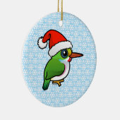 Santa Cuban Tody Keramisch Ornament (Rechts)