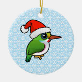 Santa Cuban Tody Keramisch Ornament (Voorkant)