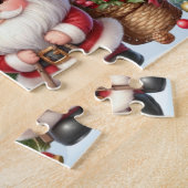 Santa Custom Child Name Puzzle  Legpuzzel (Zijkant)