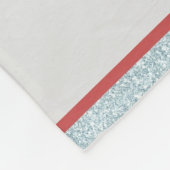 Santa Custom Name Year Keepomwille Fleece Blanket Deken (Hoek)