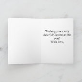  Santa Custom Wenskaart Feestdagen Kaart (Binnen)