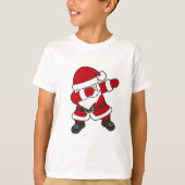 Santa Dabbing T-Shirt Christmas Xmas Funny Dab (Voorkant)