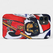 SANTA DACHSHUND Case-Mate iPhone CASE (Achterkant (horizontaal))