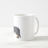 Santa Dachshund met Kerstmis Koffiemok (Voorkant rechts)