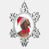 Santa Dachshund Ornament (Rechts)