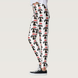 Santa Dachshunds kerstmis Wiener Dog Pattern Leggings<br><div class="desc">Leggings voor kerstdachshund. Zwart-bruine wierhond met een kersthoed. Een grappig vakantiepatroon voor Doxie-liefhebbers. Fun voor een kerstfeest en blijf gewoon thuis met cadeaus. Deze nieuwe leggings maken een leuk cadeau voor weeniehondenmoeders. Bezoek Jenn's Doodle World voor nog meer hondenras leggings en het aparel van de oorspronkelijke huisdierliefhebber.</div>