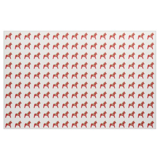 Santa Dala Horse Fabric Stof (Fat Quarter)