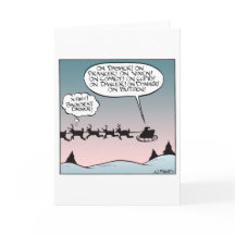 Santa de achterbank bestuurder