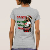 Santa Define Good T-shirt (Achterkant)