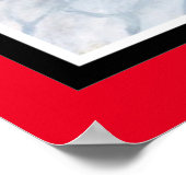 Santa delivering armload of books poster (Hoek)