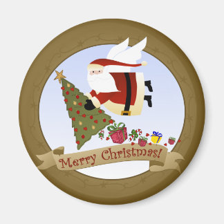 Santa Delivers | Kerstmagneet Magneet