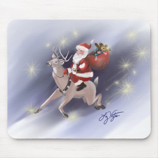 Santa Delivers Mousepad Muismat (Voorkant)