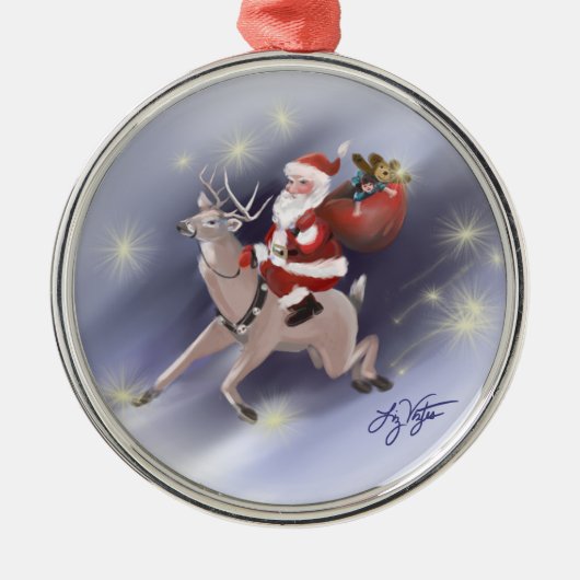 Santa Delivers Ornament (Voorkant)