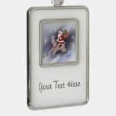 Santa Delivers Ornament (Rechts)