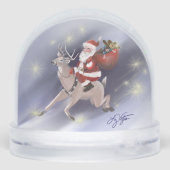 Santa Delivers Sneeuwbol (Achterkant)